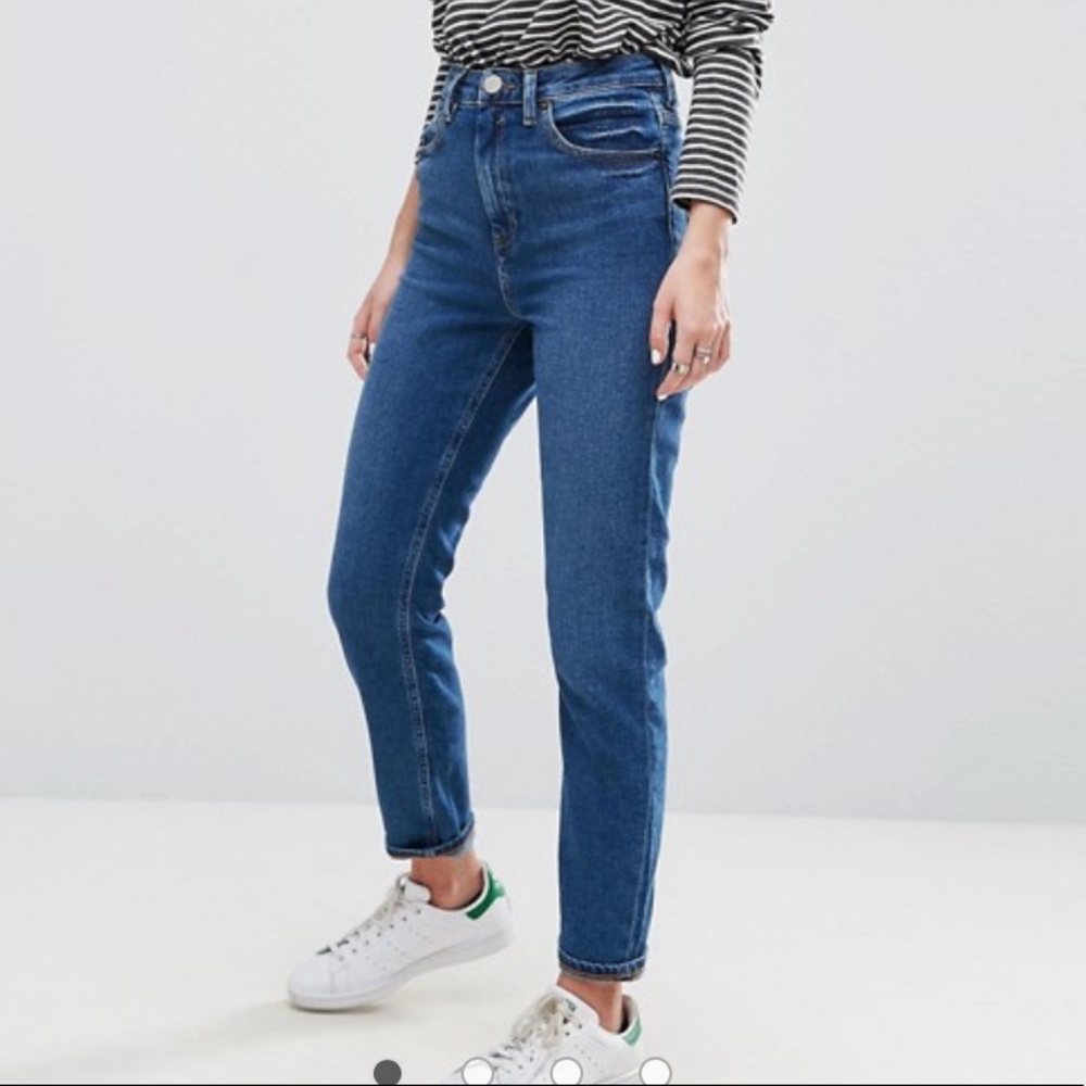 NWT ASOS High Rise Dark Wash Jeans